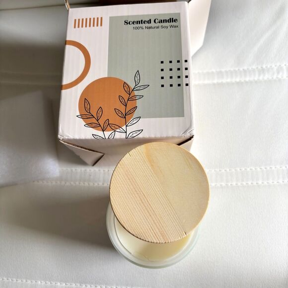 Lavender 100% Natural Soy Wax Candle Smells Like Abandonment Gag Gift Label - Picture 3 of 3